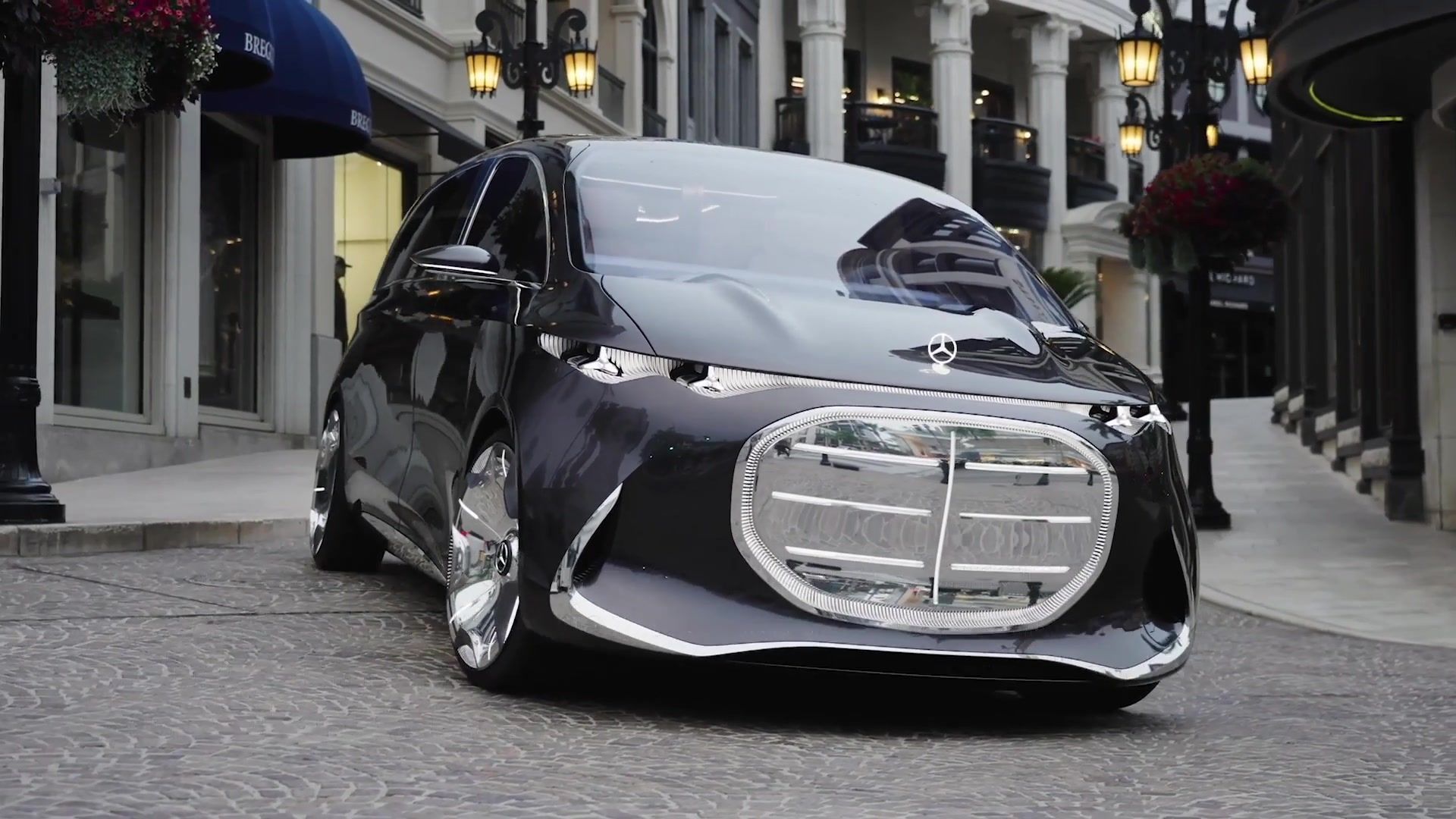 De Mercedes-Benz Vision V - het exterieurontwerp