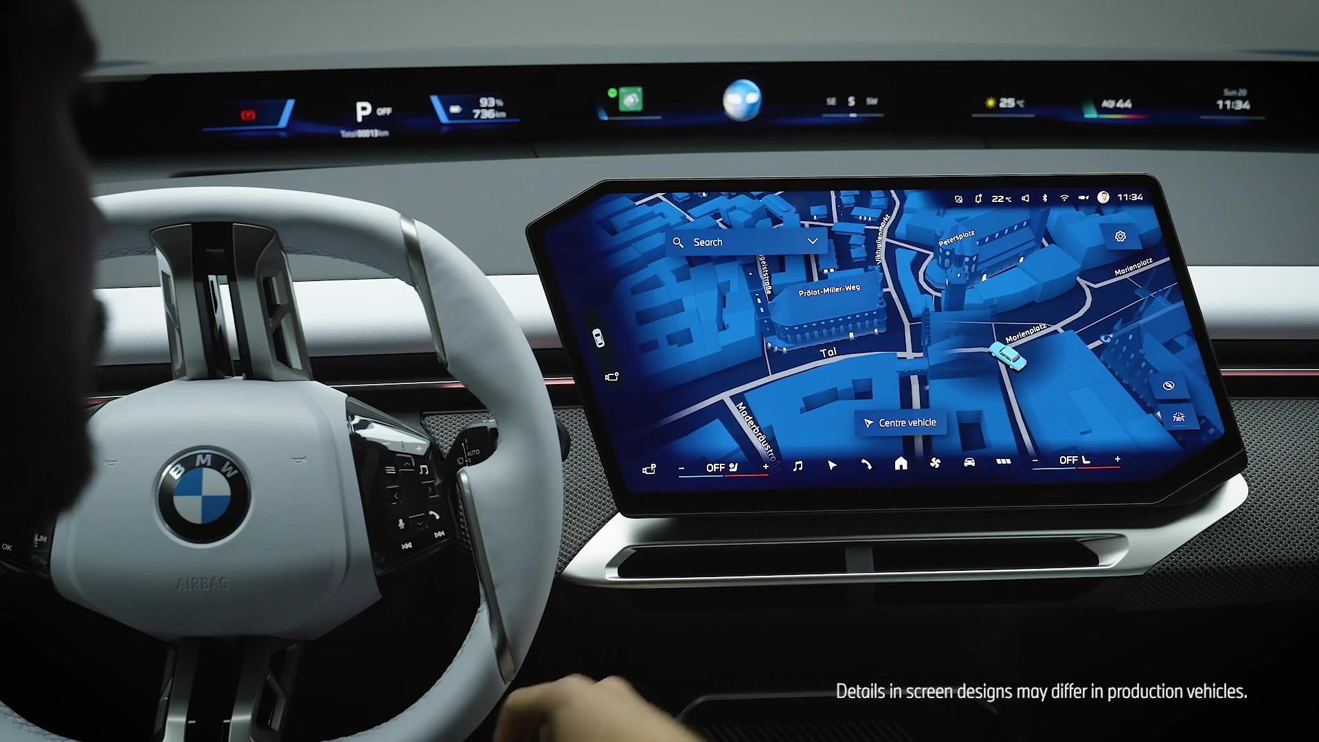 The new BMW iX3 50 xDrive - BMW Maps