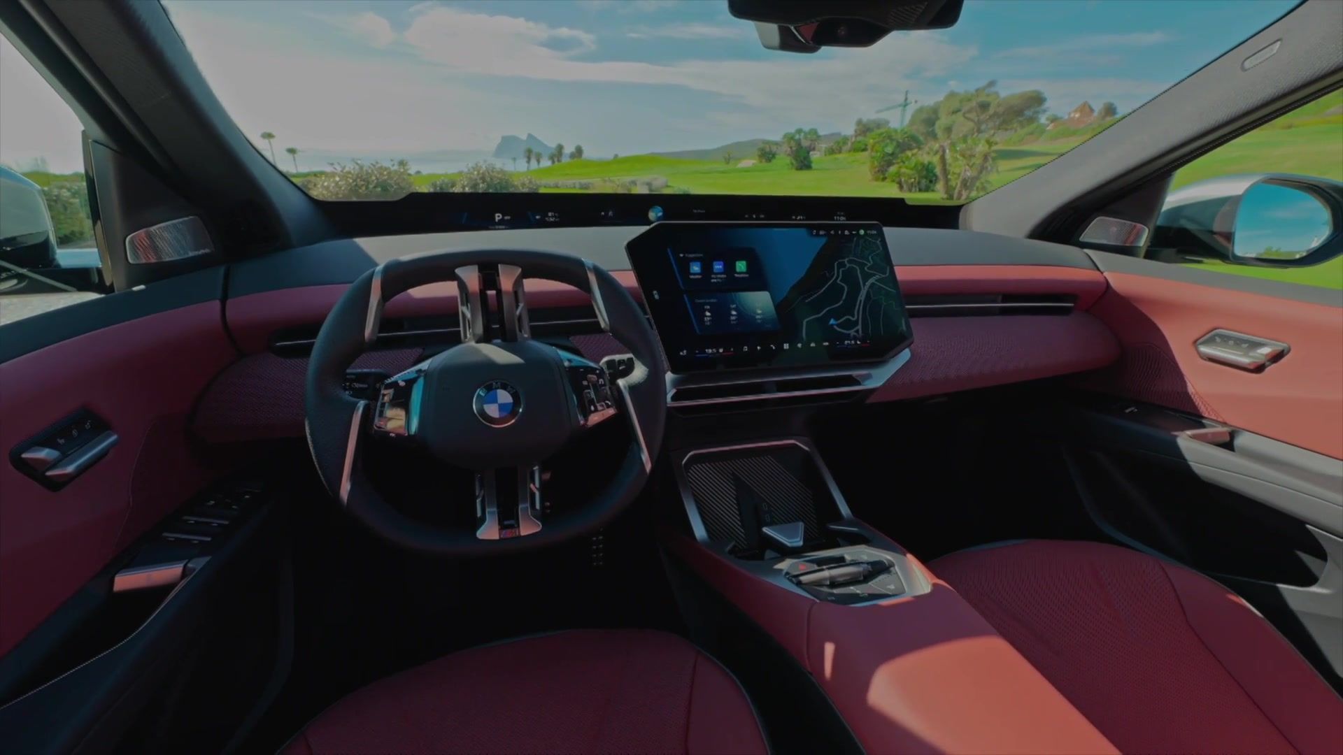 The new BMW iX3 50 xDrive Interior Design in Spacesilver Metallic