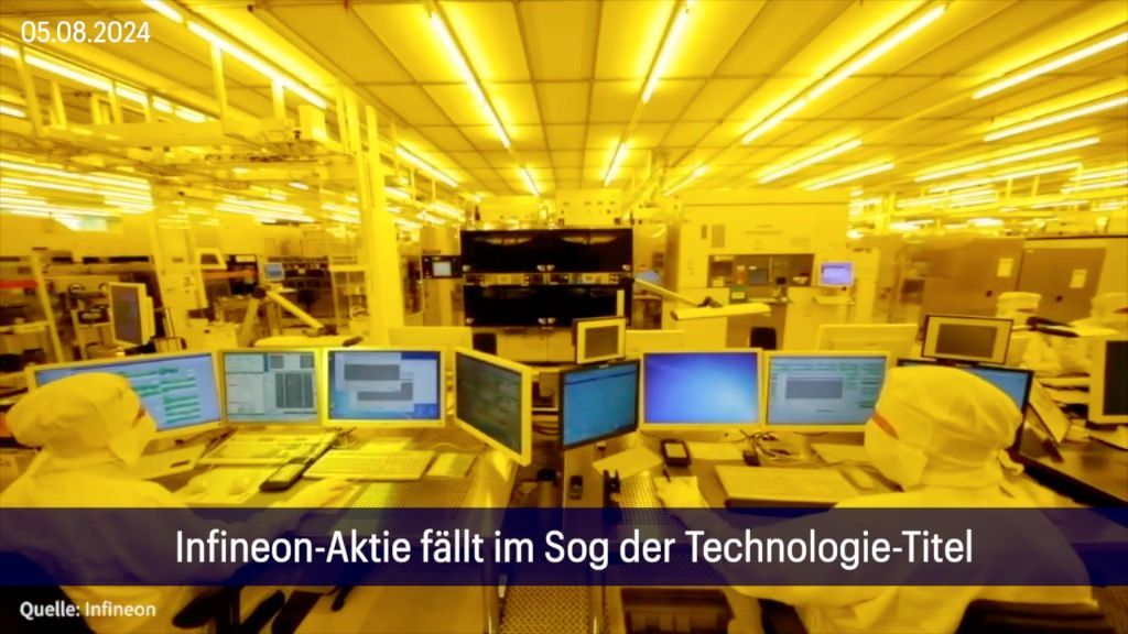Infineon-Aktie fällt im Sog der Technologie-Titel