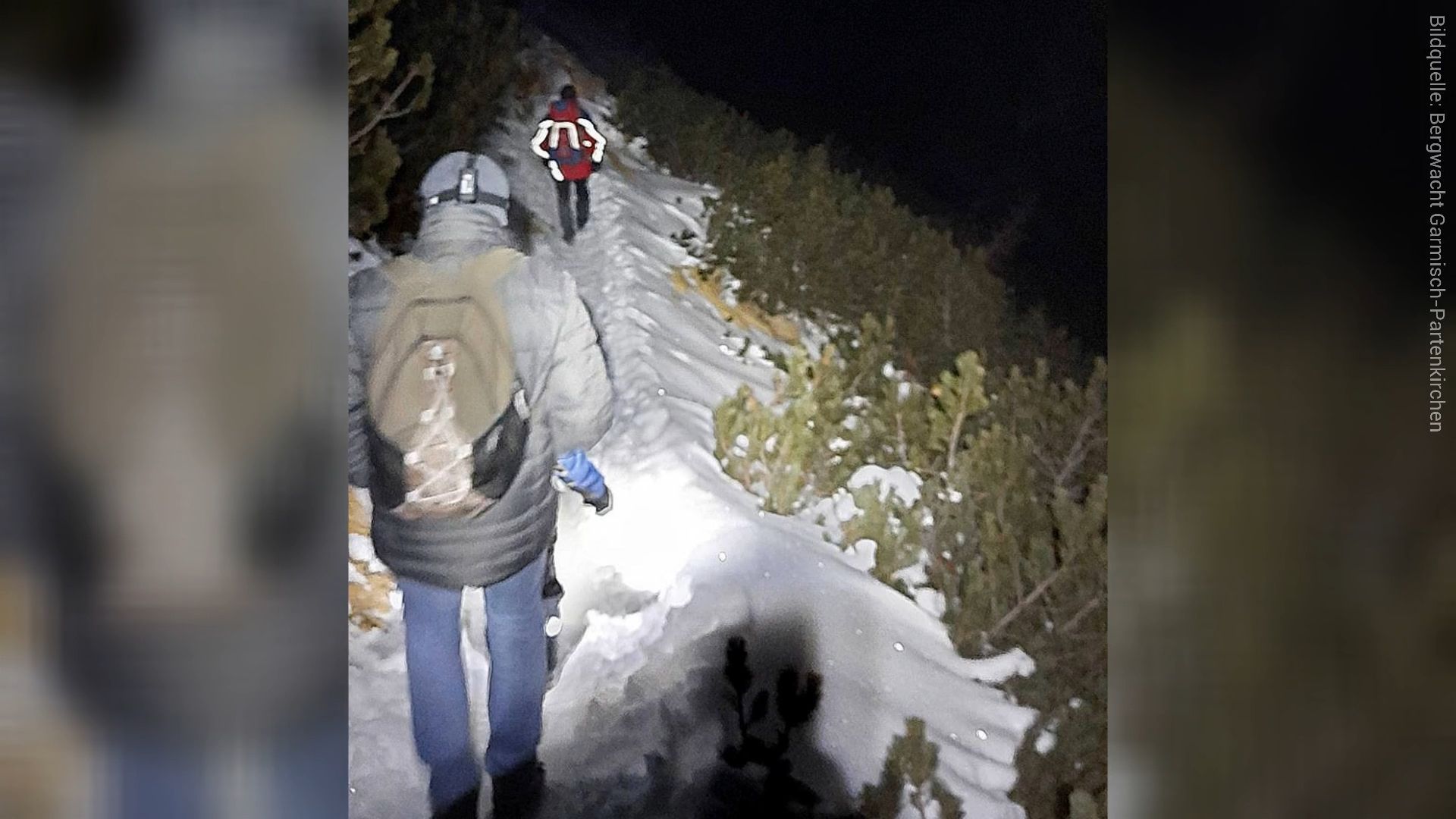 Nachts bei minus 20 Grad: Bergwacht muss Vater und Sohn (5) von Gipfel retten