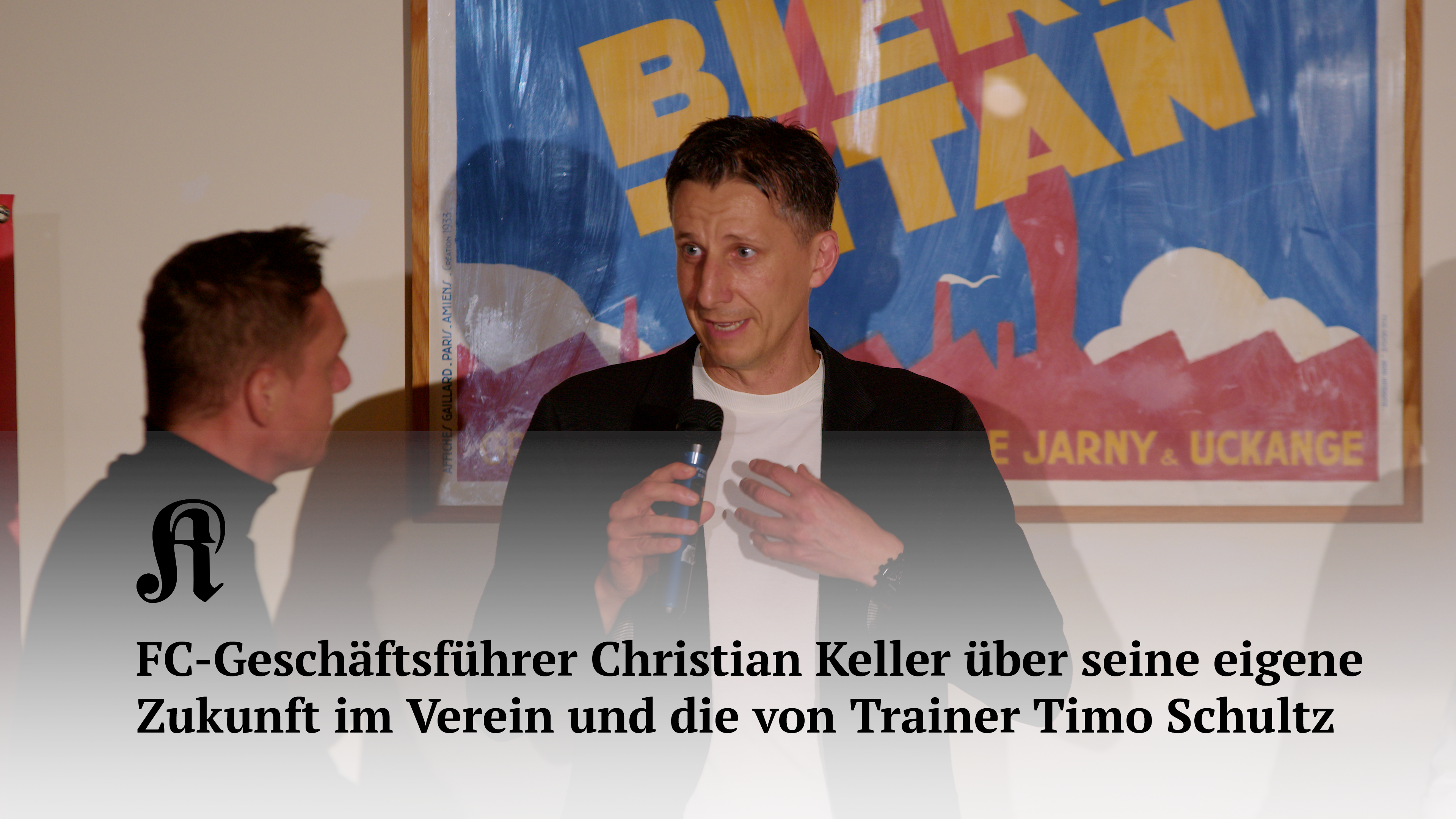 FC-Geschäftsführer Christian Keller über seine eigene Zukunft im Verein und die von Trainer Timo Schultz