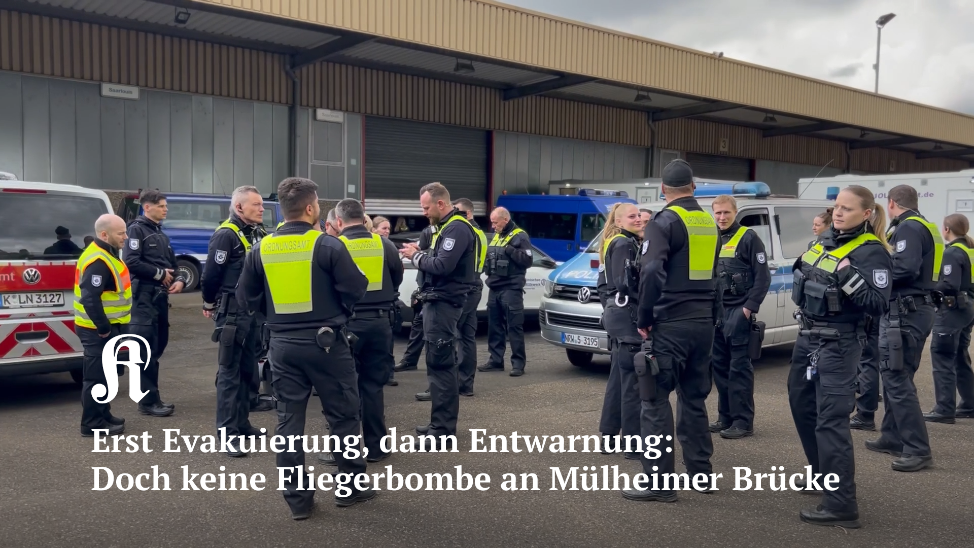 Erst Evakuierung, dann Entwarnung in Köln: Doch keine Fliegerbombe an Mülheimer Brücke
