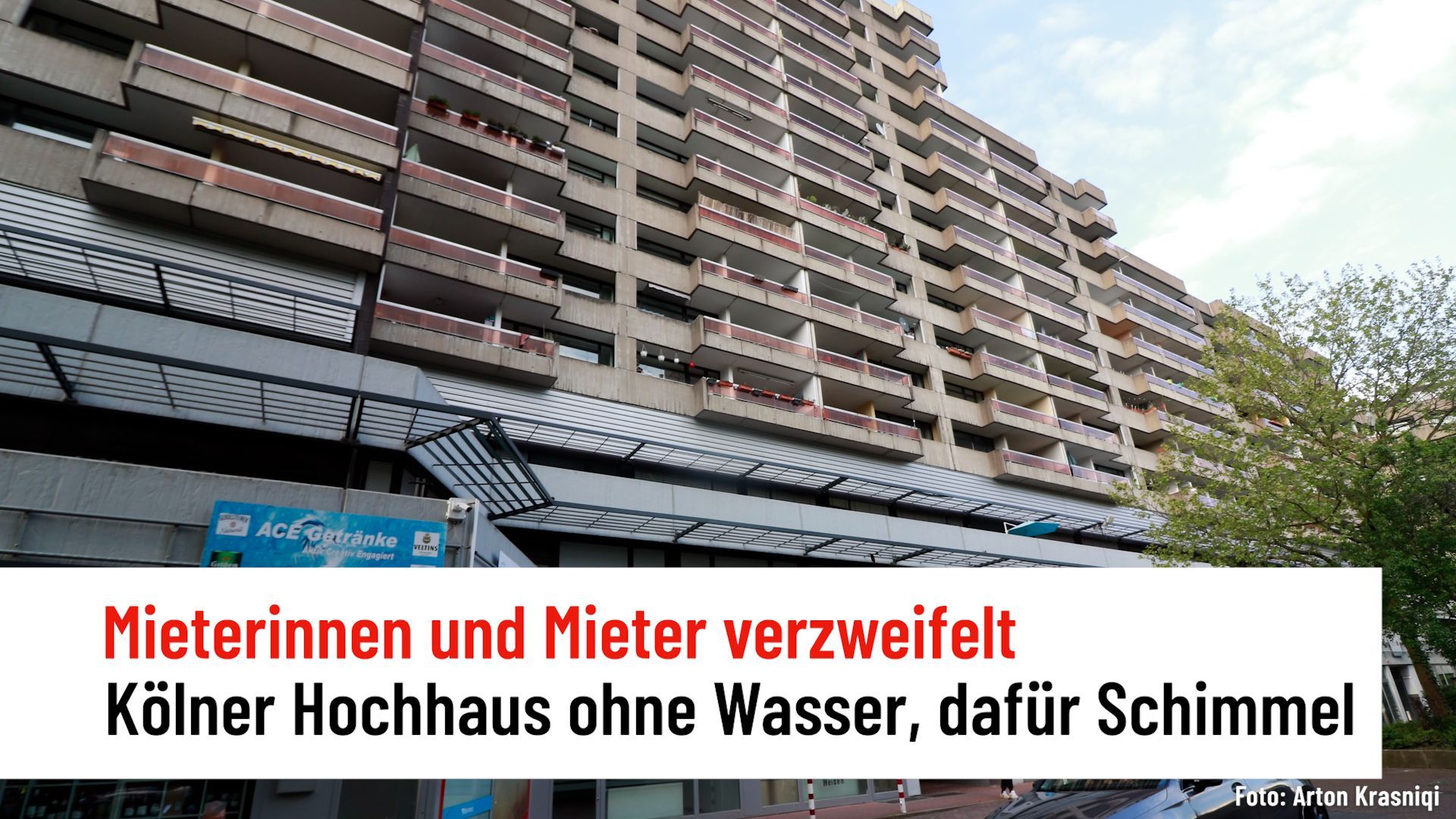 Kein Wasser, dafür Schimmel: Mieterinnen und Mieter eines Kölner Hochhauses verzweifelt