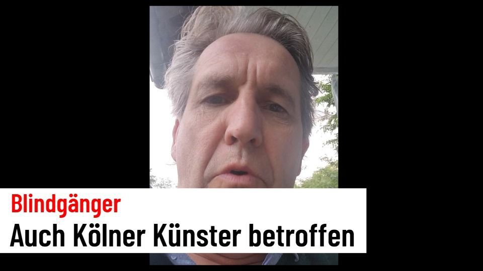 Video: Kölner Künstler von Bombenentschärfung betroffen