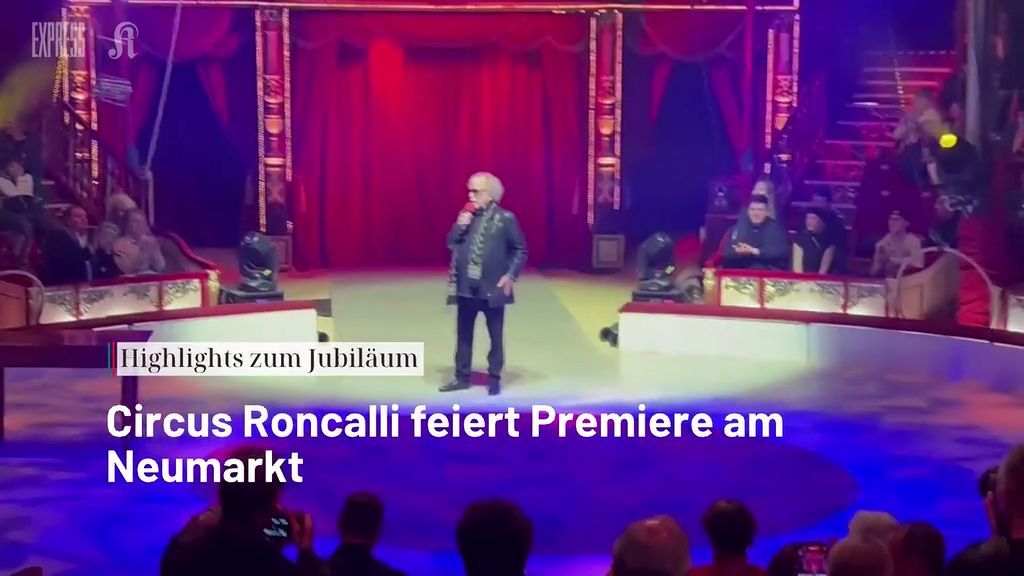 Video: Circus Roncalli feiert Premiere am Neumarkt