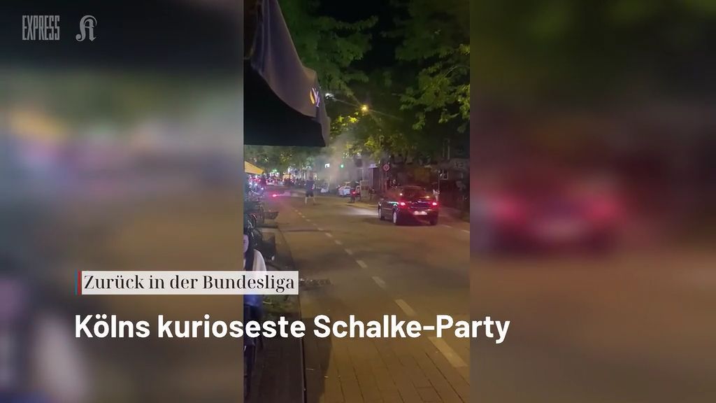 Video: Ein-Mann-Parade: Schalkes einsamer Held in Köln