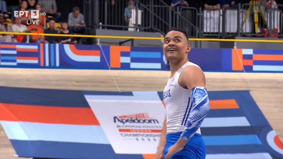 Άνετη πρόκριση του Καραλή στον τελικό του ευρωπαϊκού κλειστού στίβου στην Ολλανδία (VIDEO)