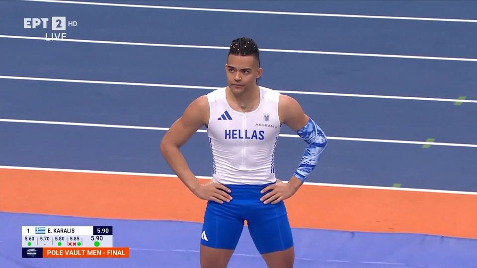 Χρυσός ο Καραλής στο στο Ευρωπαϊκό κλειστού στίβου (VIDEO)