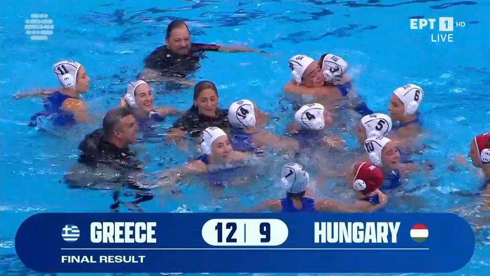 Εθνική πόλο γυναικών: Συγκλονιστικές στιγμές μετά το φινάλε του τελικού και οι ξέφρενοι πανηγυρισμοί (VIDEO)