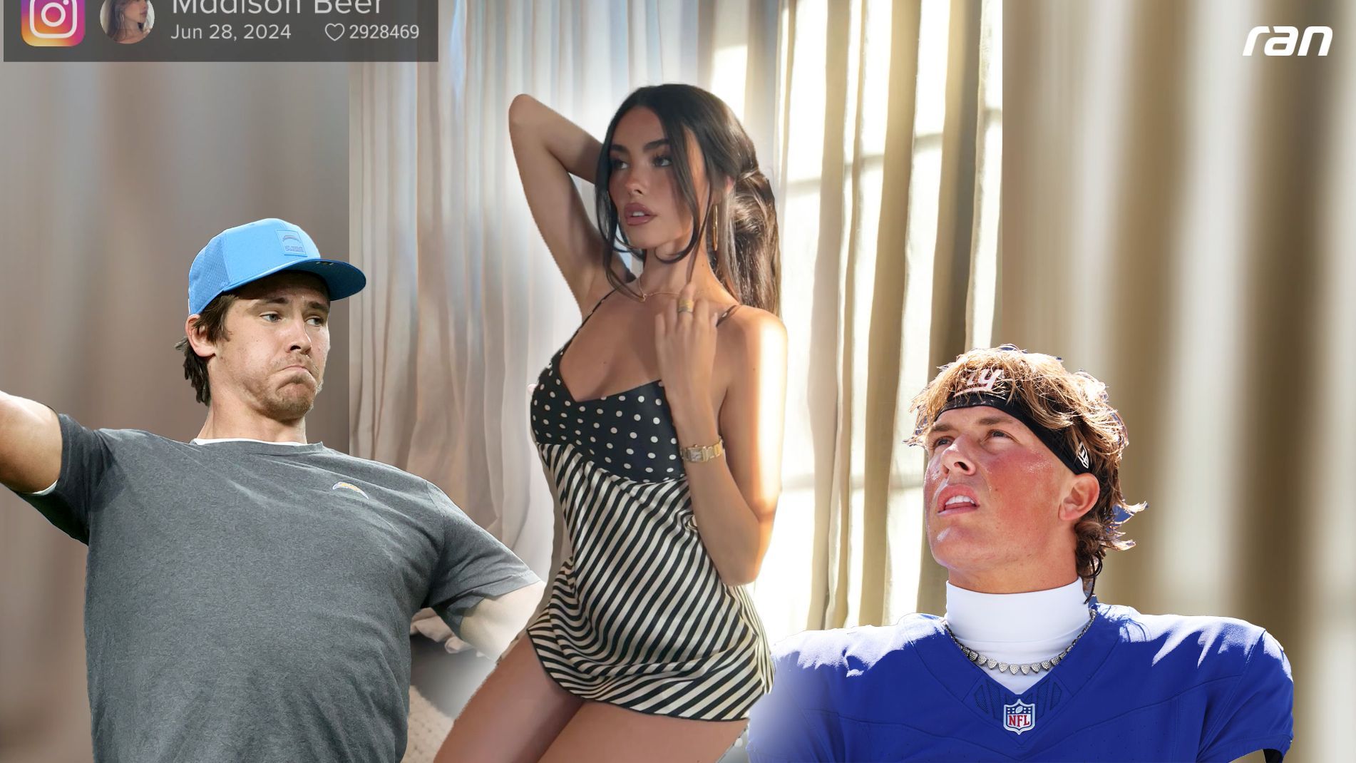 NFL: Jaxson Dart steht auf Freundin von QB-Konkurrent