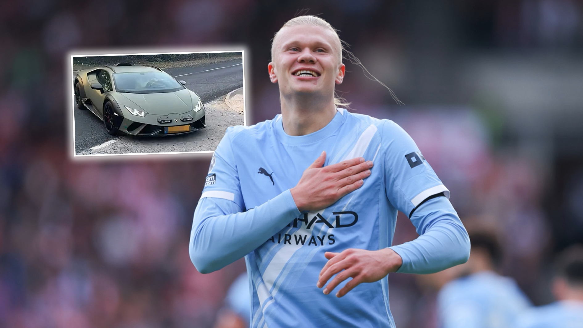 Erling Haaland erweitert Luxus-Auto-Reihe mit neuem 610PS-Lambo