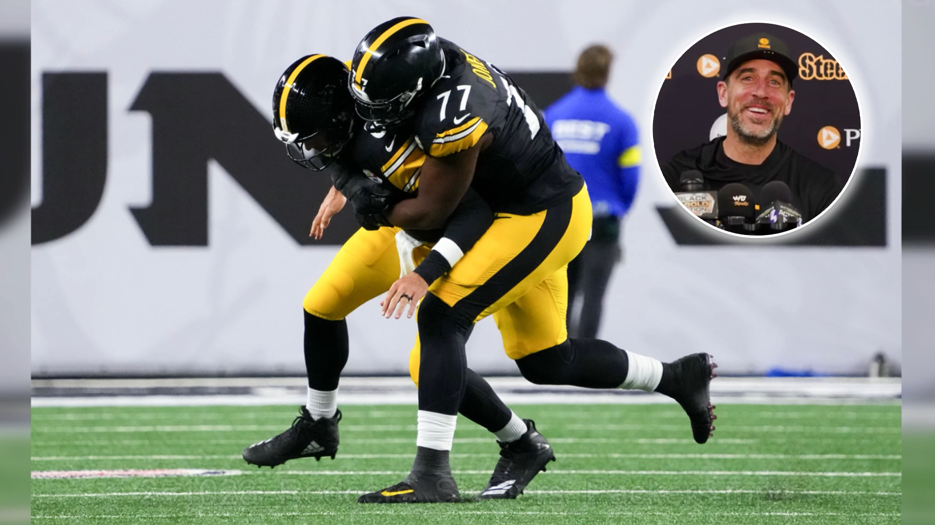 NFL – Aaron Rodgers scherzt über Tackle von Teamkollege: „Ich bin 41“