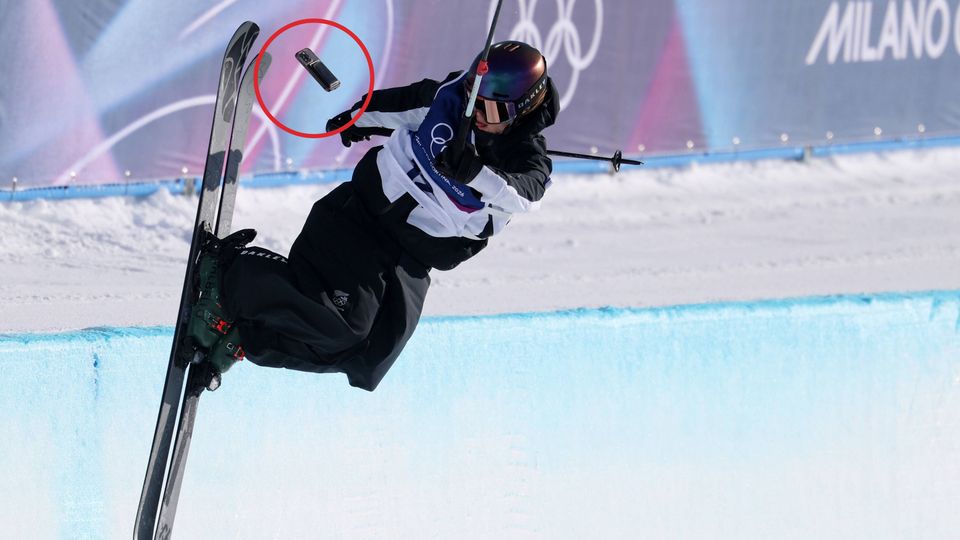 Olympia kurios! Handy fliegt Freestylerin aus der Tasche