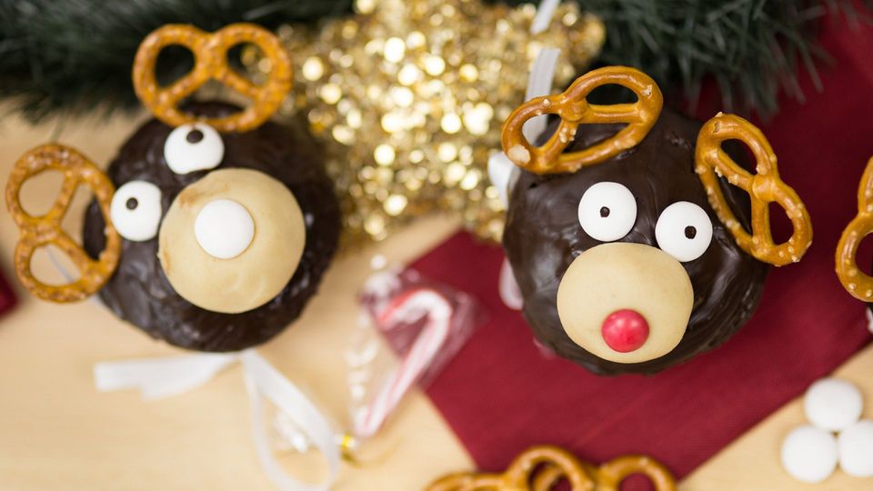 Rentier-Muffins: So einfach zauberst du diese süßen XMas-Cupcakes