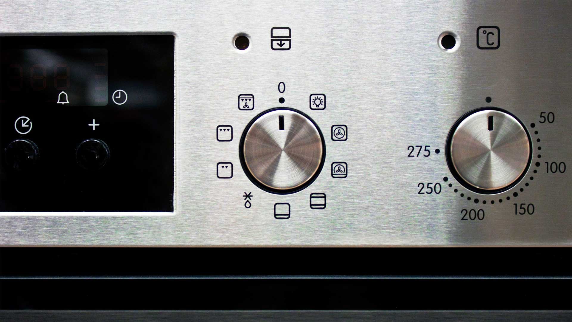 Setting on the oven