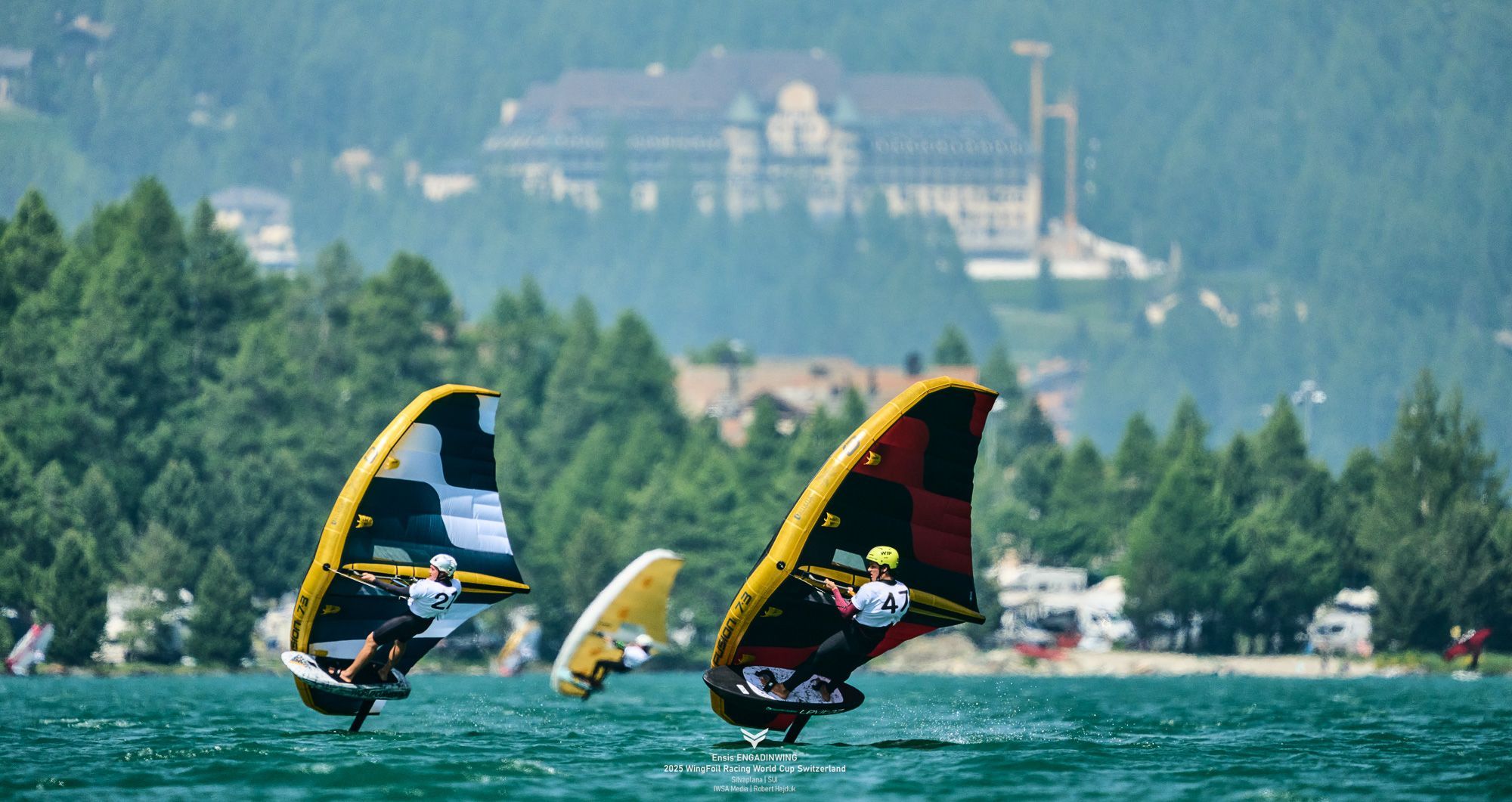 WingFoil Racing World Cup starts with surprises at Ensis EngadinWing
