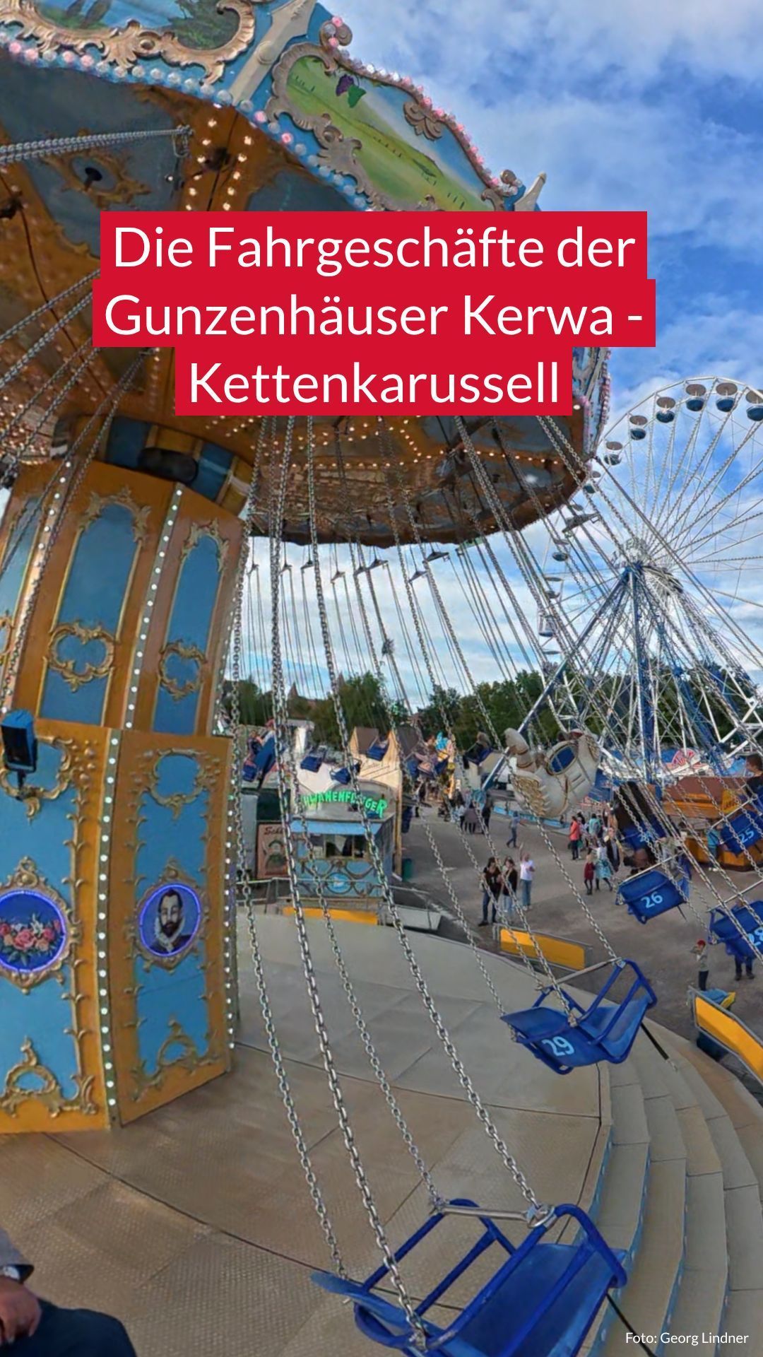 Die Fahrgeschäfte der Gunzenhäuser Kerwa : Kettenkarussell