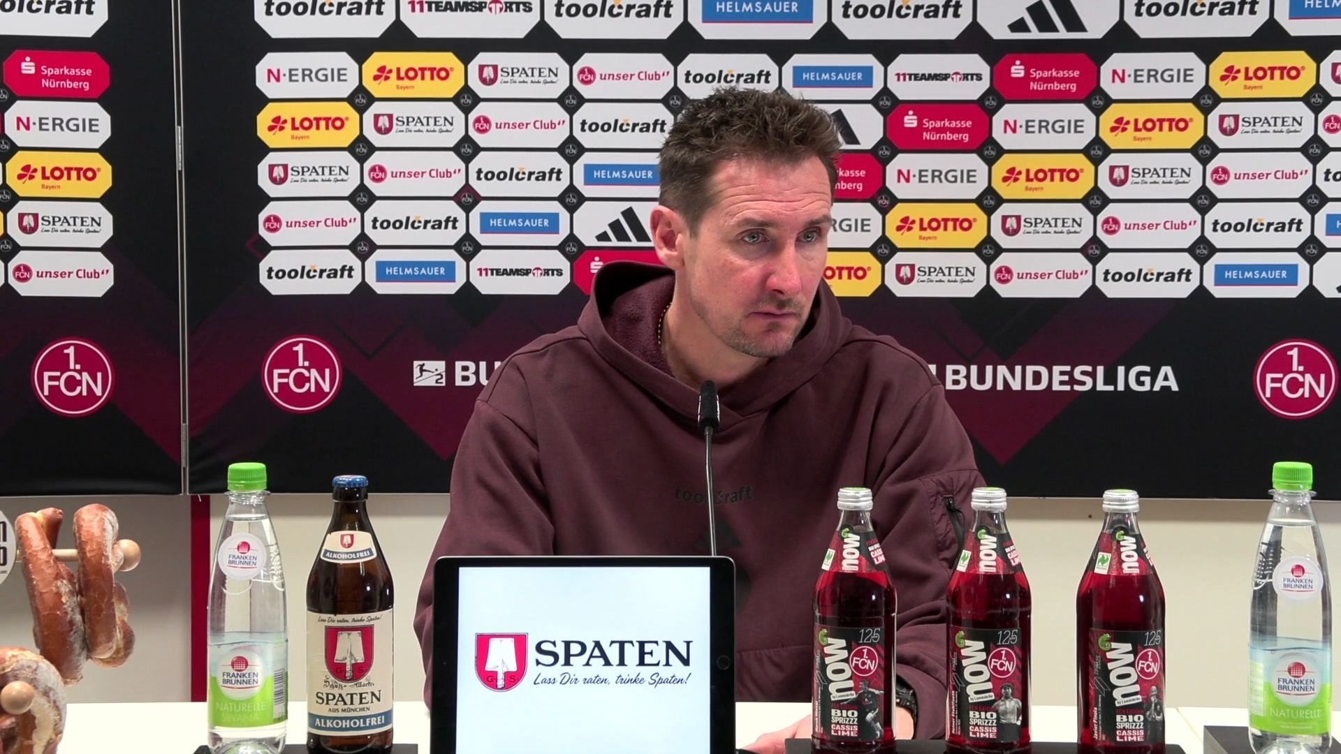 Video: Club-Trainer Klose geht mit einem "guten Gefühl" ins Frankenderby