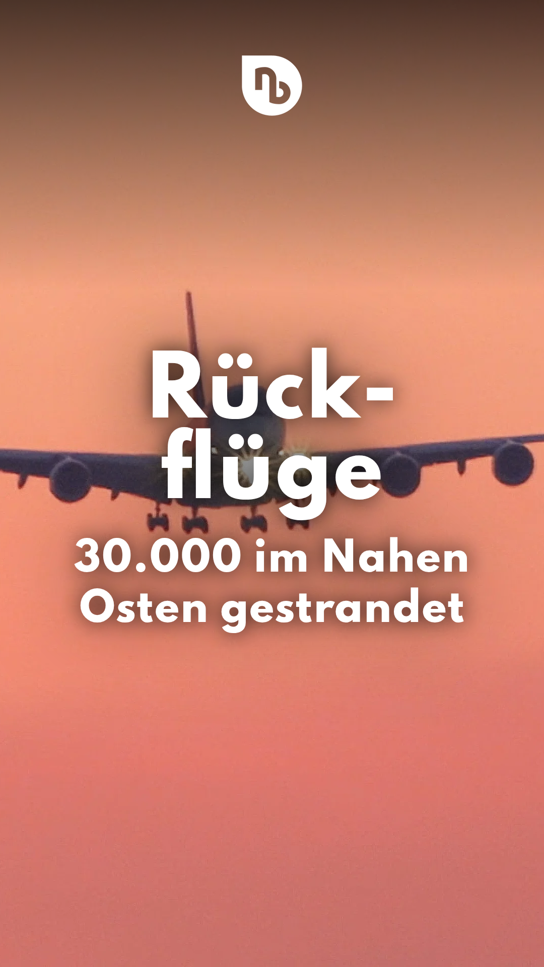 Video: Lufthansa-Airbus fliegt leer von Abu Dhabi nach München