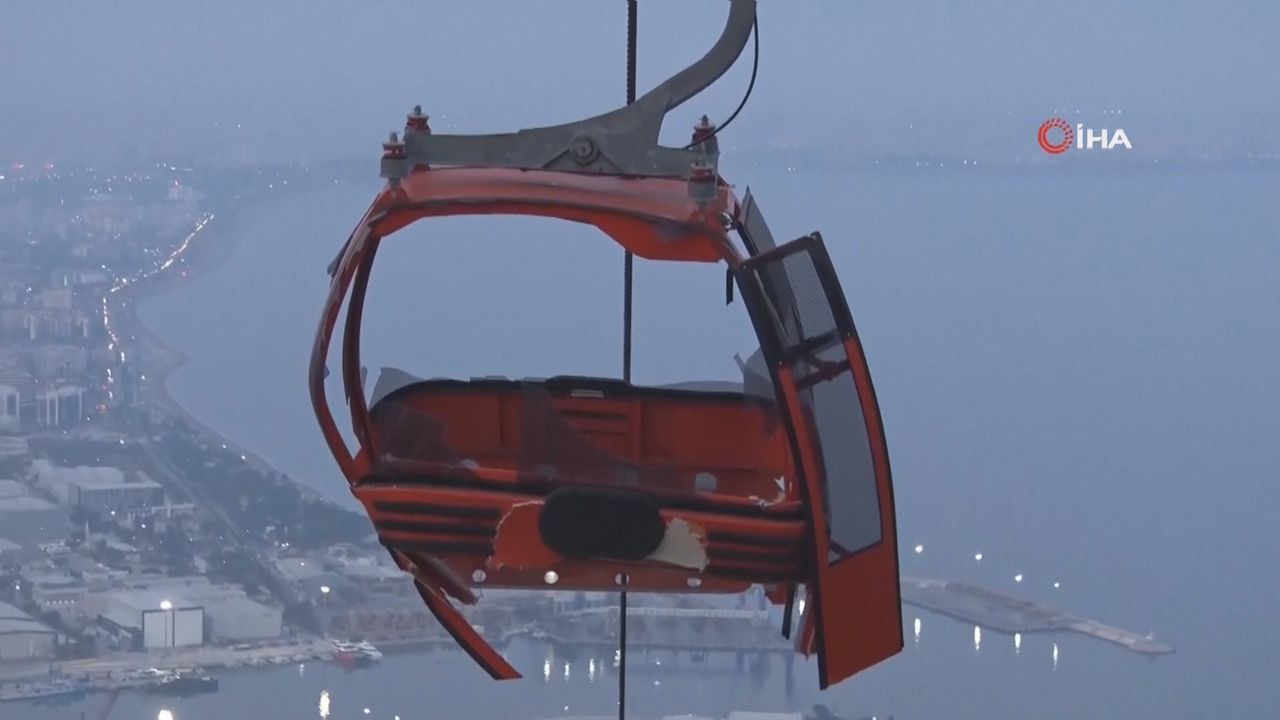 Seilbahnunglück in Antalya: Kabine stürzt in die Tiefe – ein Toter