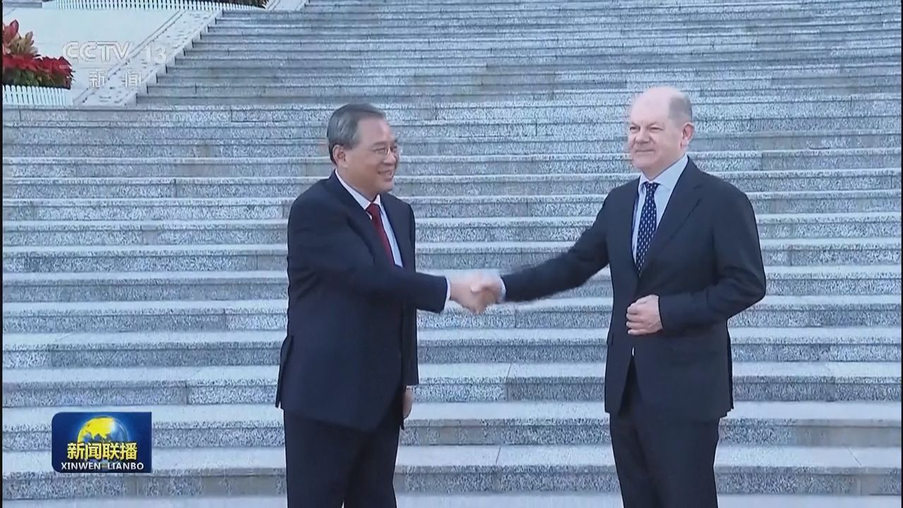 Globale Aufgaben zusammen bewältigen: Olaf Scholz trifft chinesischen Premierminister