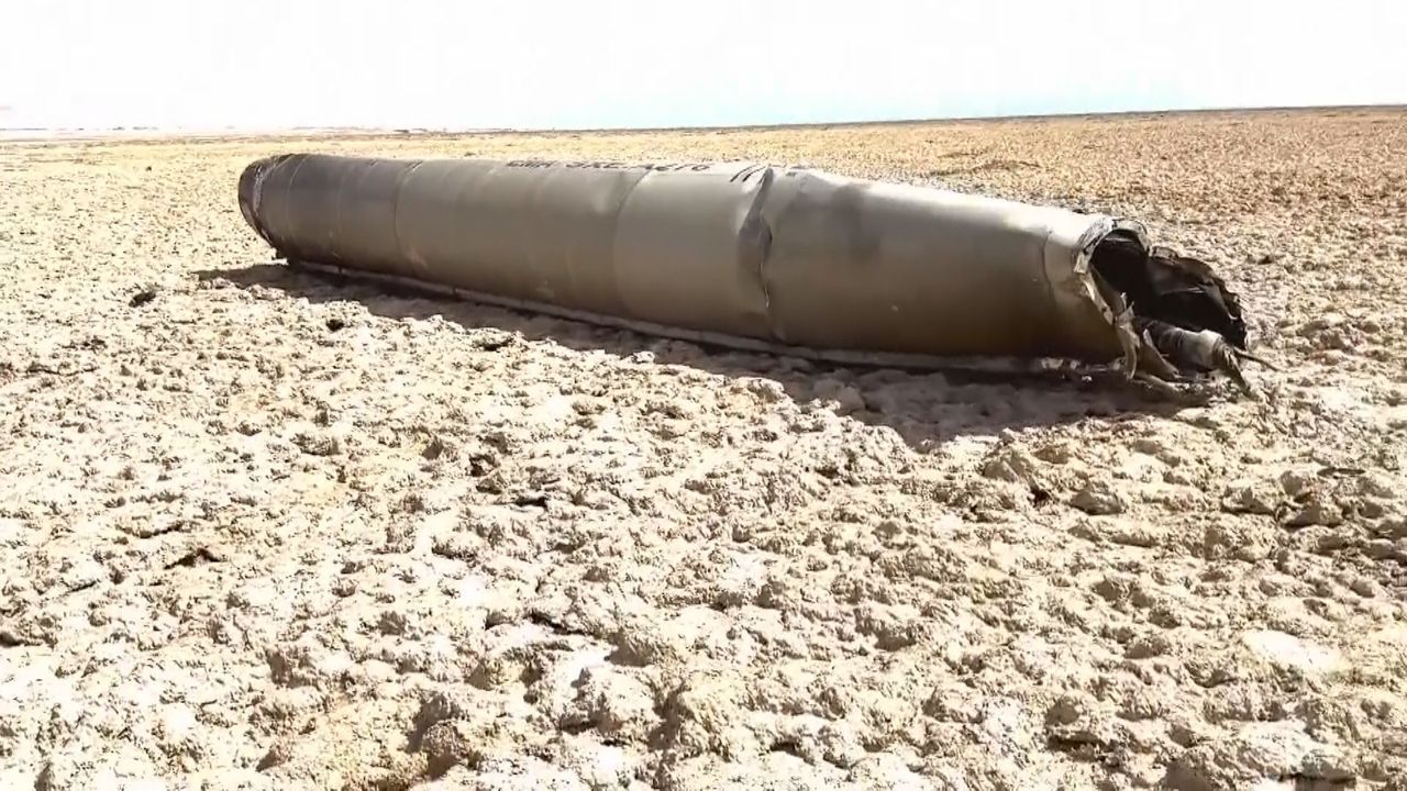 Hikers in Israel stumble across part of a missile in Dead Sea