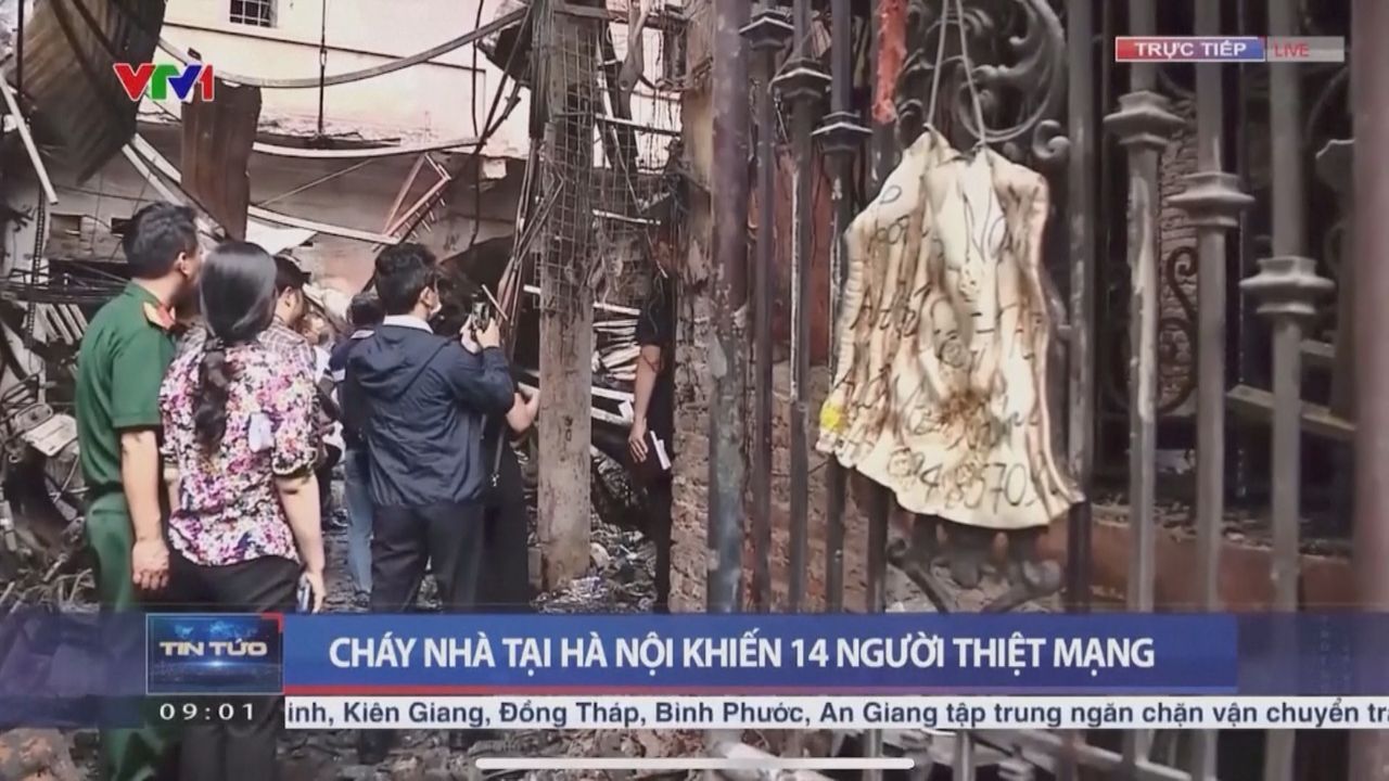 Nächtlicher Brand in Hanoi: Mindestens 14 Tote bei Feuer in Wohnhaus