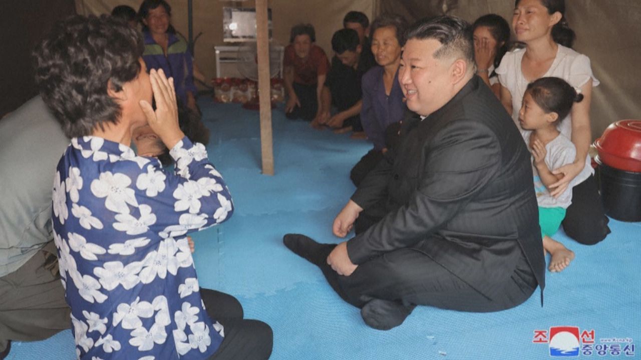 An Grenze zu China: Kim Jong-Un besucht Vertriebene nach Überschwemmungen