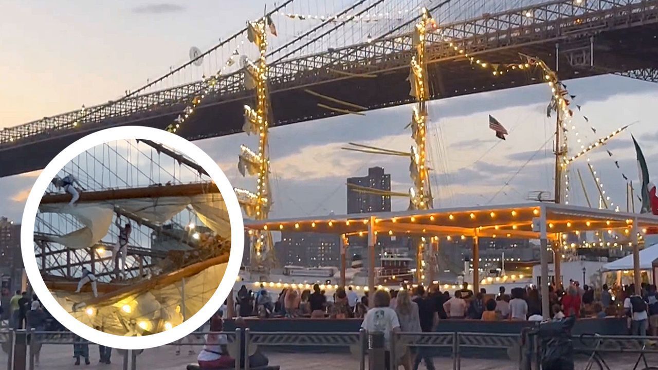 Segelschiff der mexikanischen Marine kracht in Brücke in New York – zwei Tote