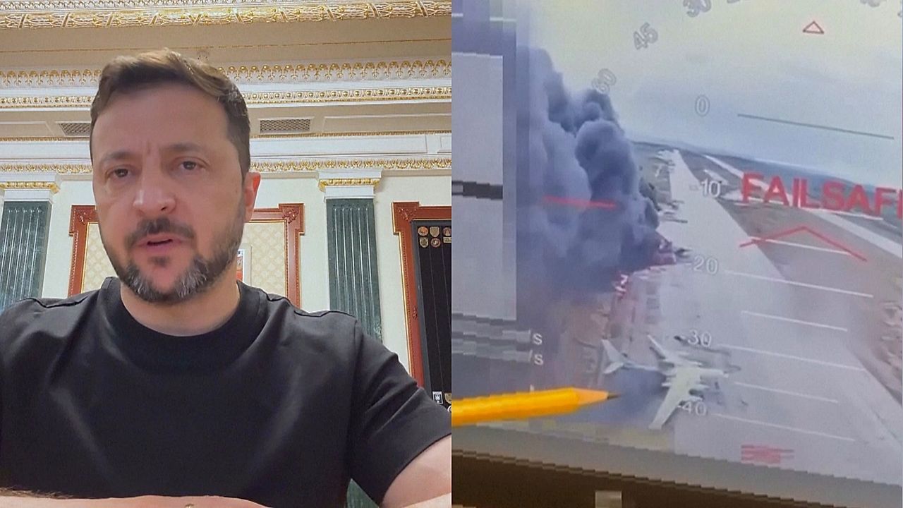 Drohnenattacke auf Russland: Ukraine zerstört über 40 russische Kampfflugzeuge