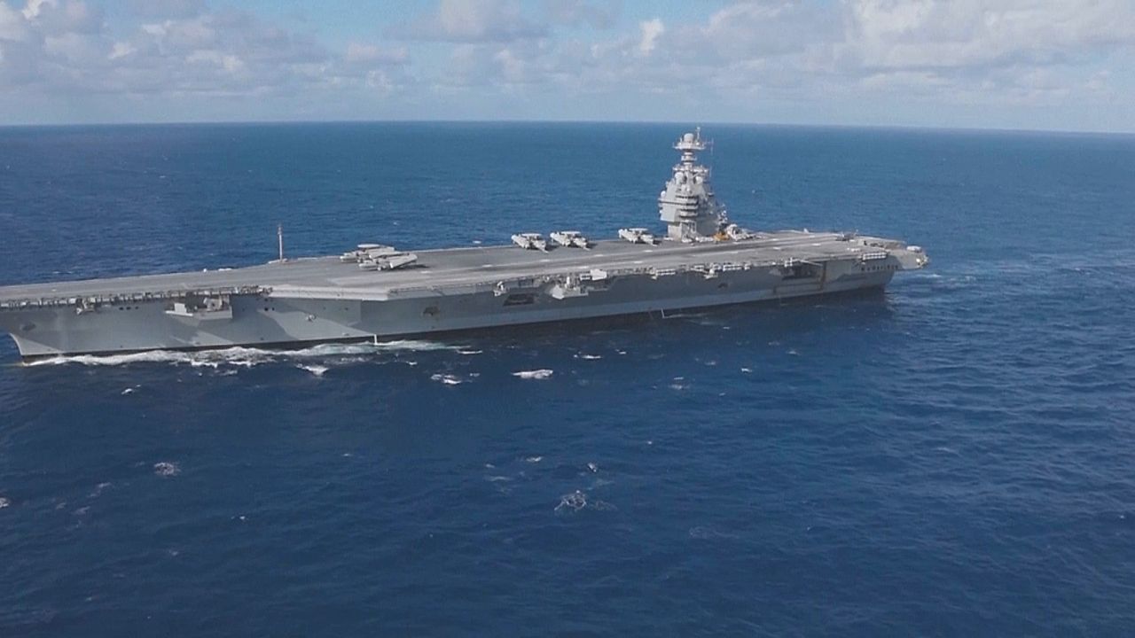 Dritter US-Flugzeugträger im Anmarsch: Gerald R. Ford vor Europa