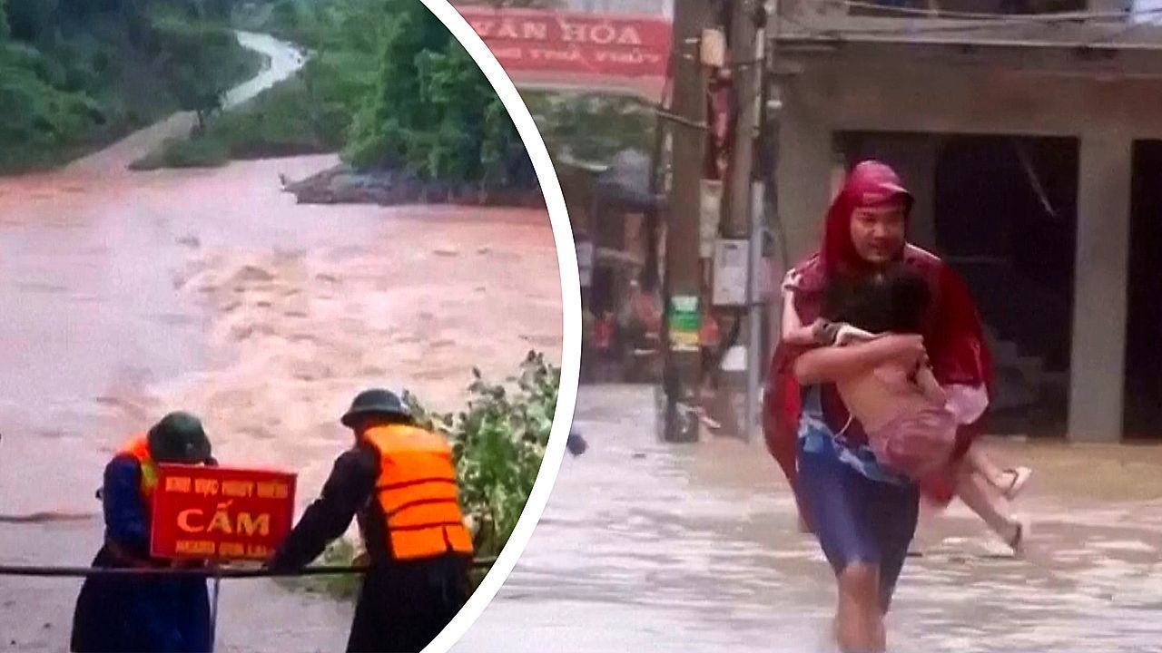 Taifun Kajiki fordert drei Tote in Vietnam – Hanoi steht unter Wasser