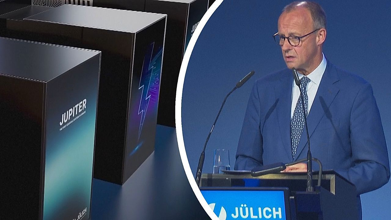 Eine Trillion Rechenoperationen pro Sekunde: Merz weiht schnellsten Supercomputer Europas ein