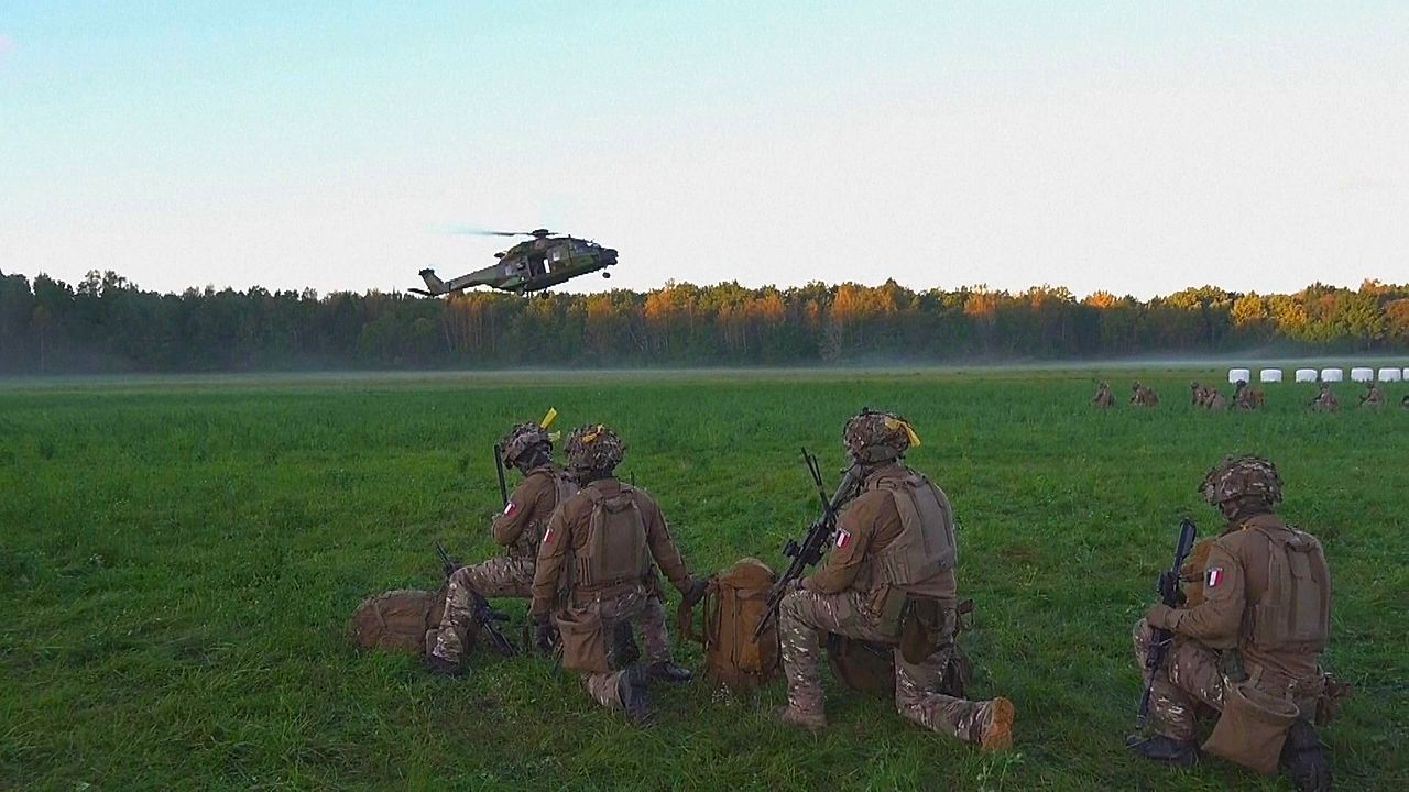 Militärmanöver „Pikne“ in Estland: Französische Fallschirmjäger üben NATO-Einsatz