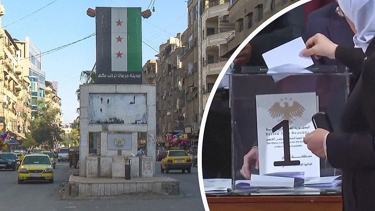 Video: Parlamentswahl in Syrien gestartet