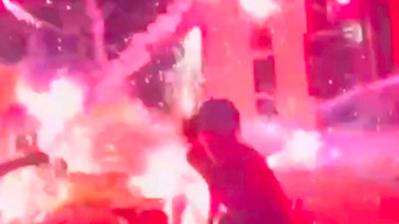 Fireworks explosion sparks chaos at festival in Myanmar