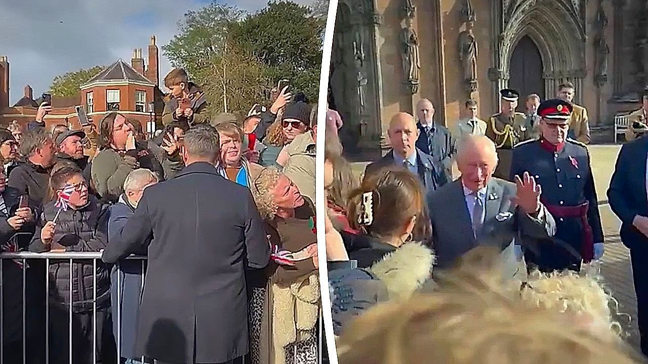 Video: King heckled during visit to Lichfield Cathedral amid Prince Andrew controversy