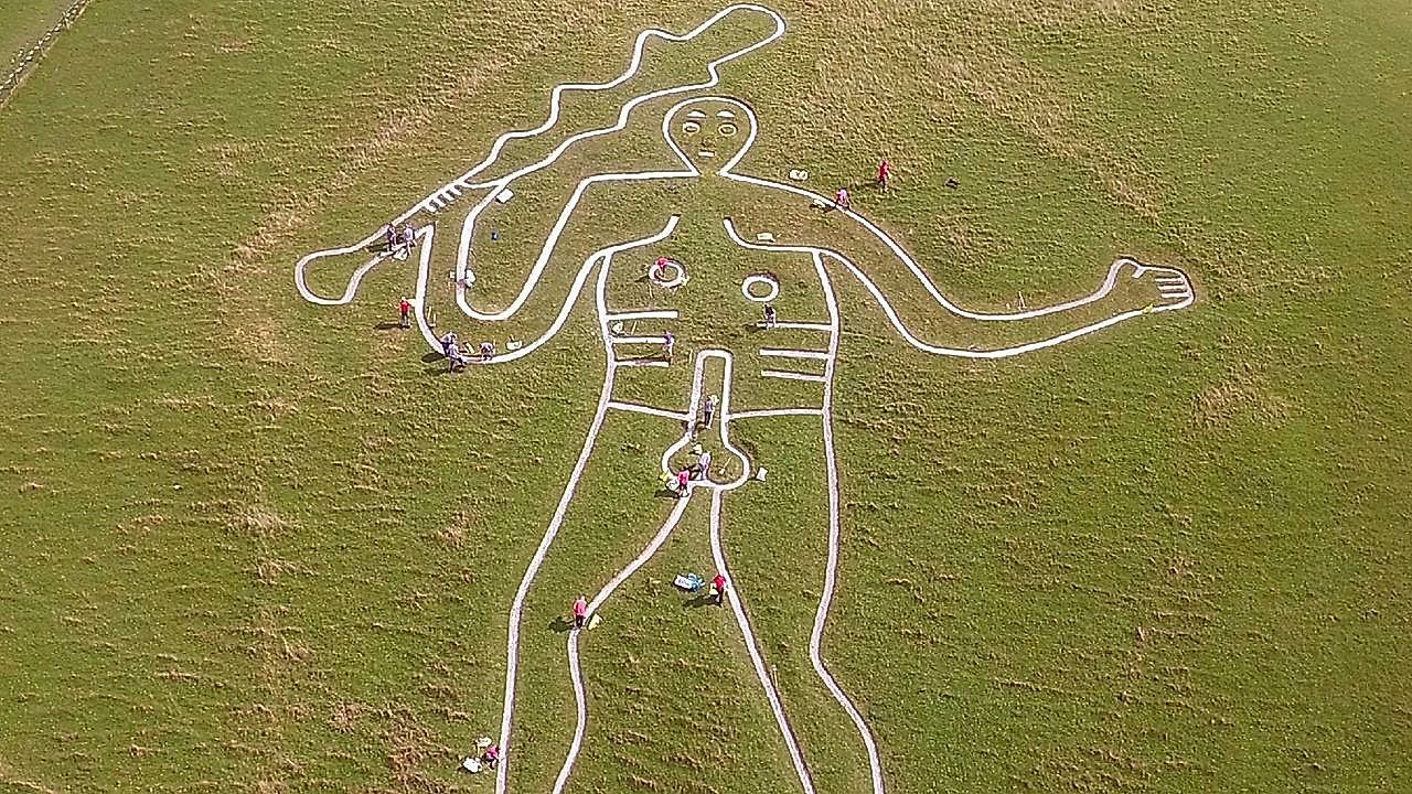 Video: A giant to the rescue! Campaign launched to save this medieval icon of Cerne Abbas