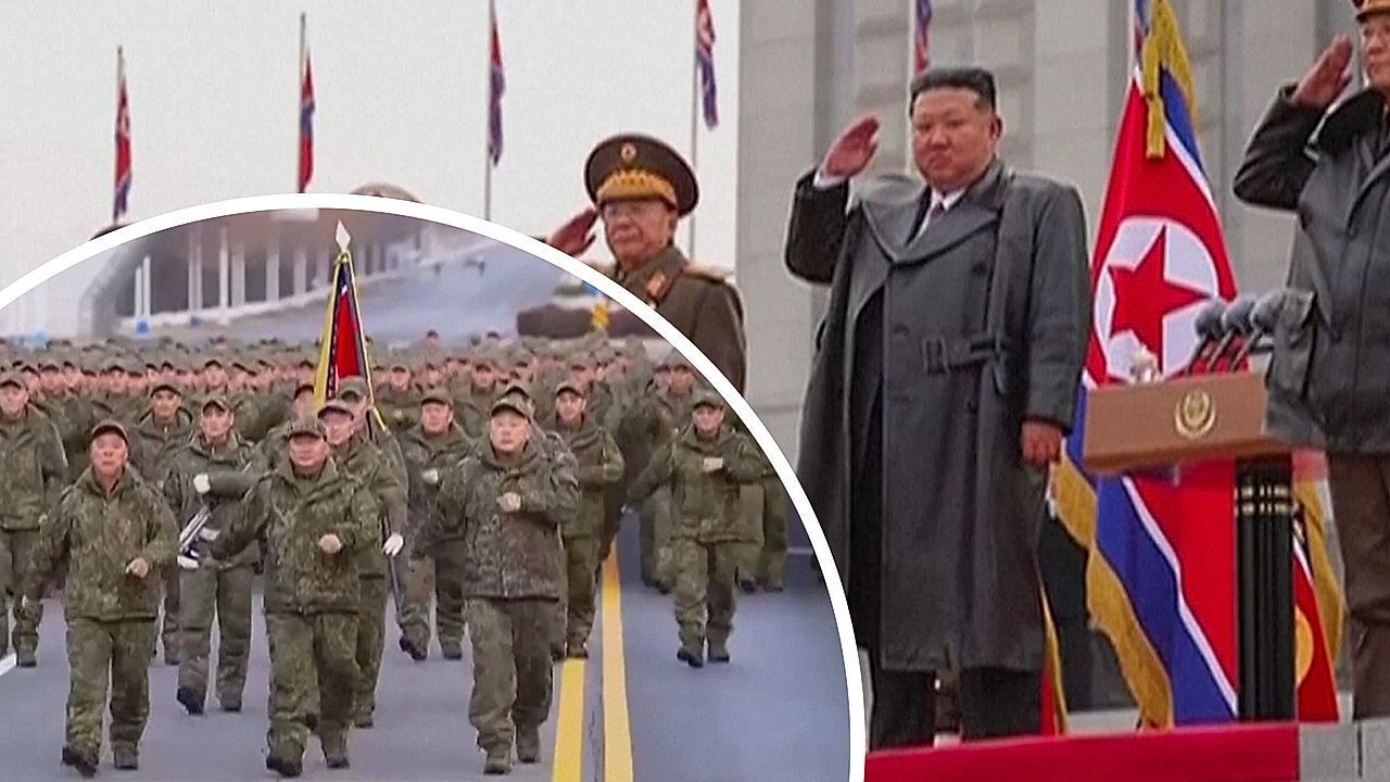 Video: Nach Einsatz für Russland: Kim empfängt Soldaten mit Propaganda-Show