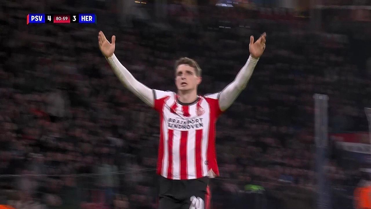 PSV's Til settles 4-3 thriller against Heracles
