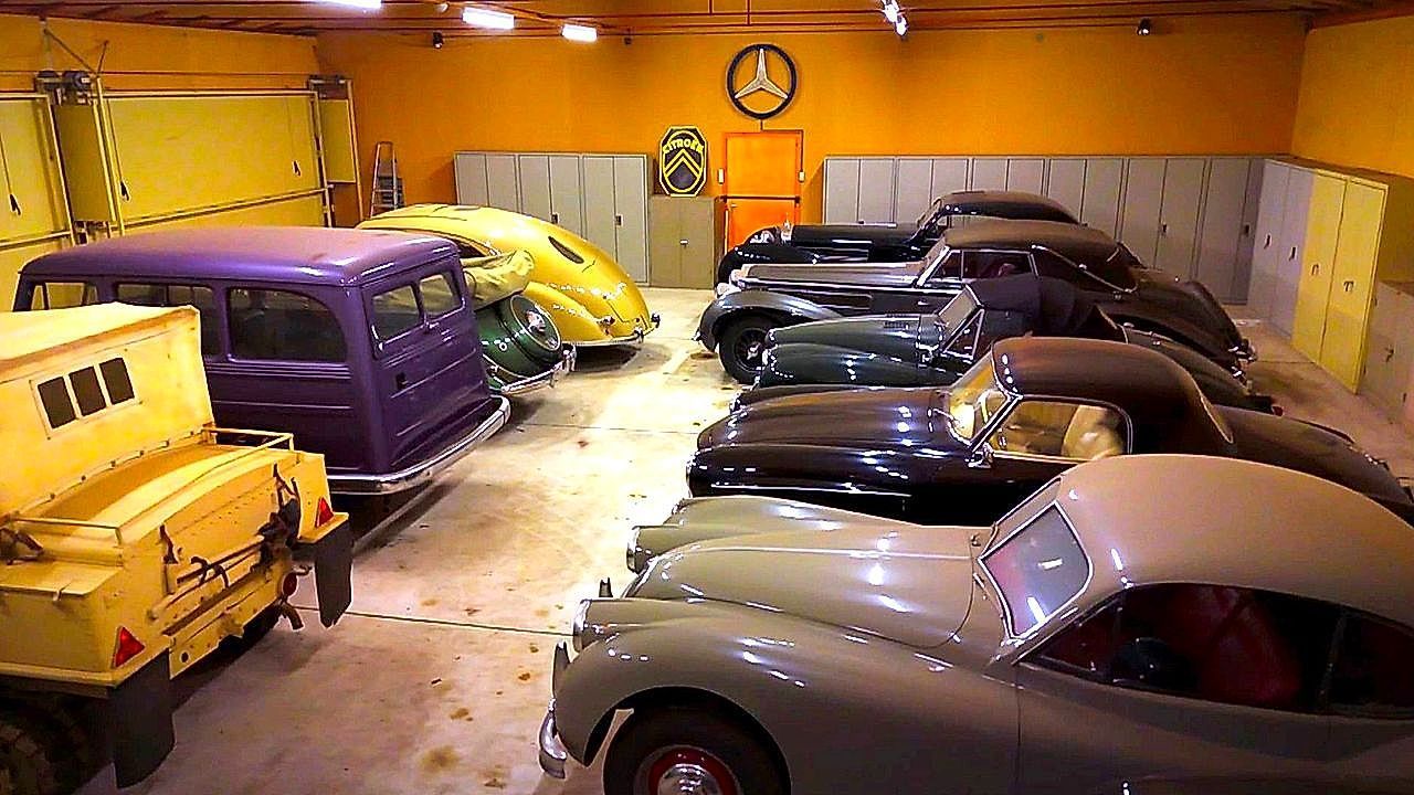 Video: 'Sleeping beauties' revealed in forgotten million-euro classics locked garage