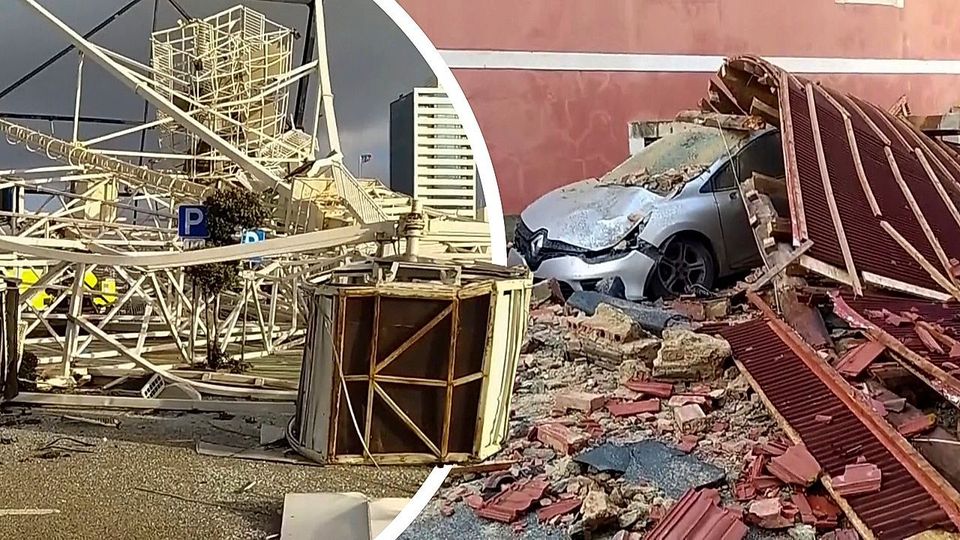 Chaos und Tote in Portugal: Sturm „Kristin“ sorgt für massive Schäden