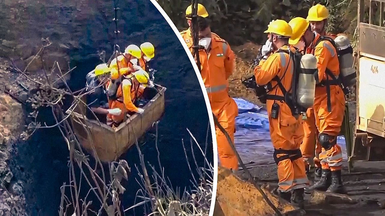 Video: Katastrophe im „Rattenloch“: 18 Arbeiter sterben in illegaler Kohlemine