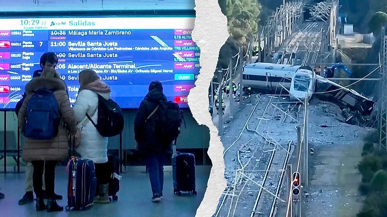 Video: Streik nach tödlichen Unfällen: Züge in Spanien stehen still