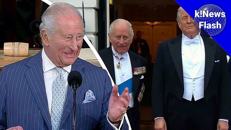 k!News-Schlagzeilen: Charles III. in Washington, Trump-Pass, Tornado in Texas