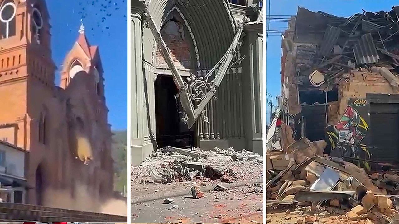 Video: Notstand in Kolumbien: Mehr als 130 Tote nach schwerem Erdbeben