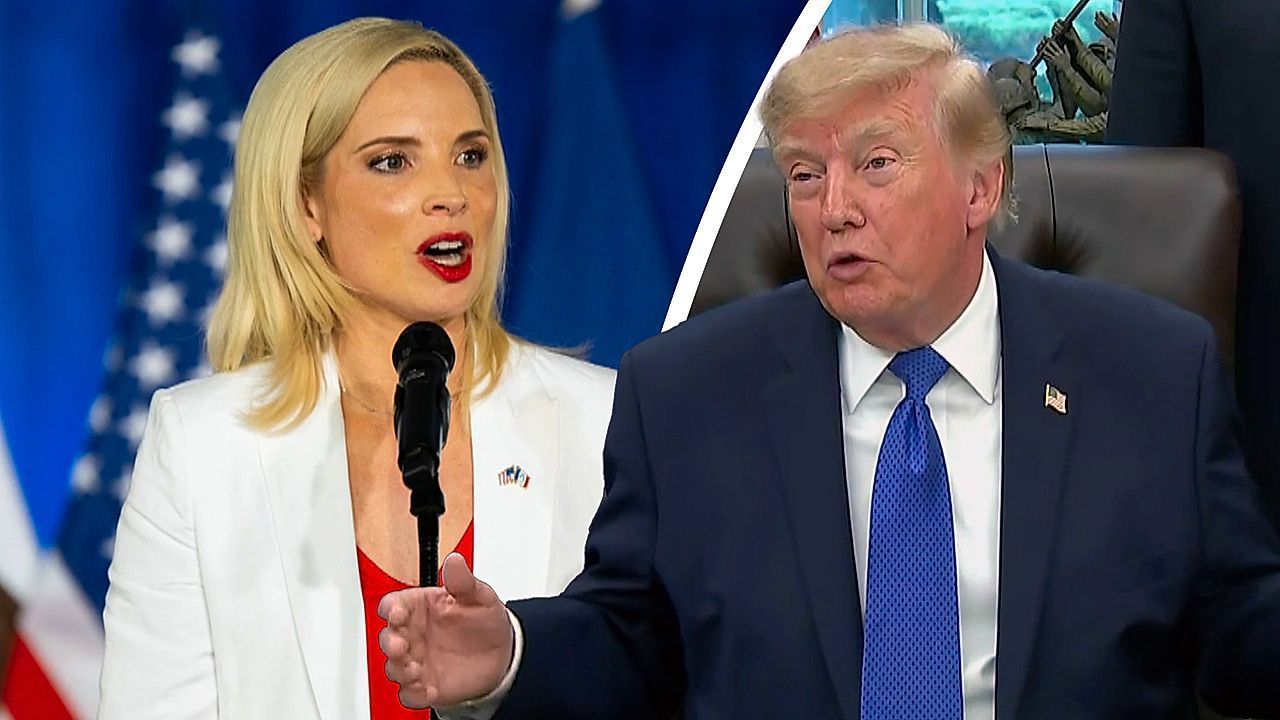 Video: „Umfragen sind gefälscht“: Trump wirbt für Iowa-Kandidatin – und widerspricht sich