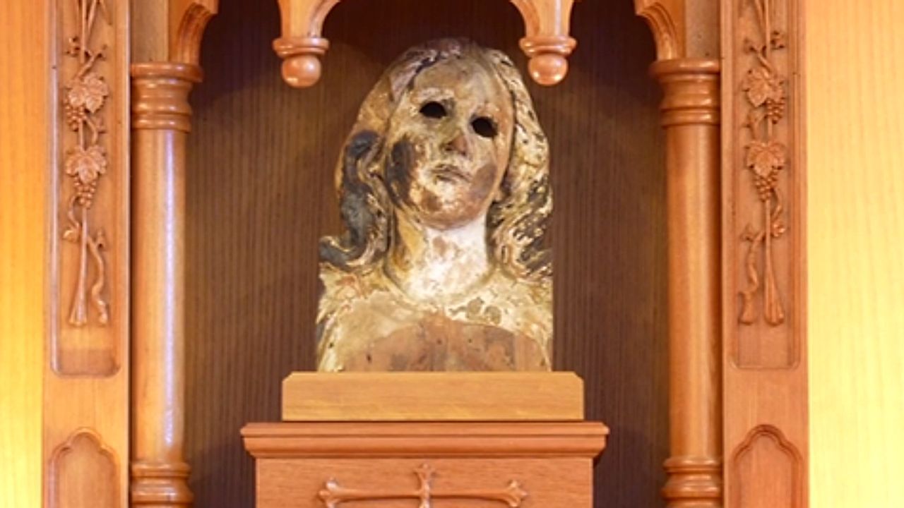 Video: Atomic bomb-damaged Virgin Mary statue head to travel to New York for nuclear conference