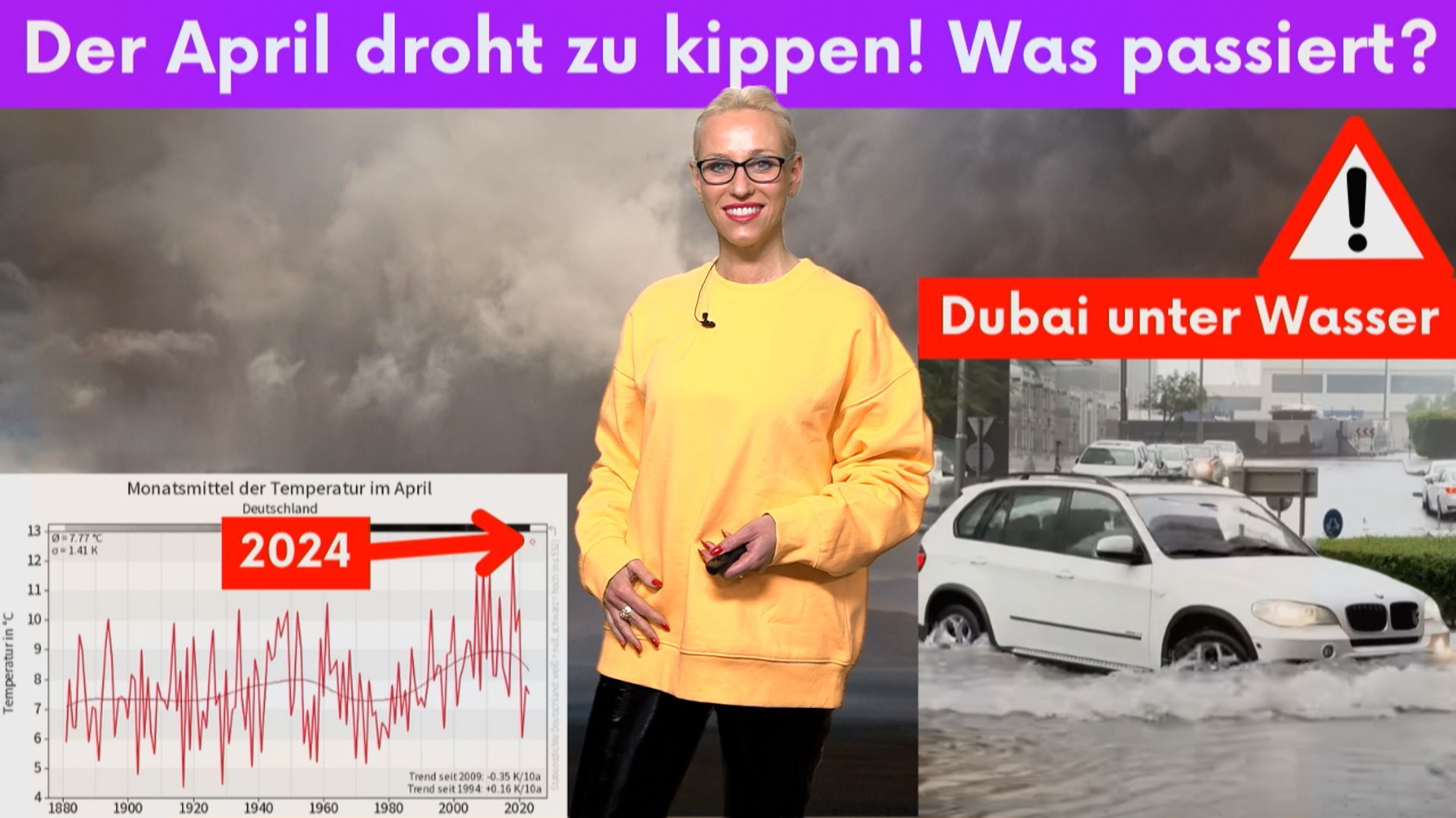 Extremwetter stürzt Dubai ins Chaos! Deutsche April-Kälte droht Langzeitprognosen zu kippen!
